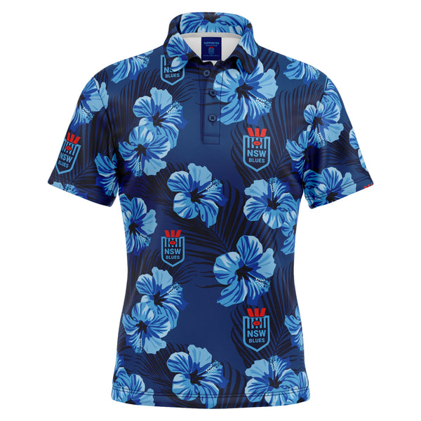 NSW Blues 'Aloha' Golf Polo - Ashtabula