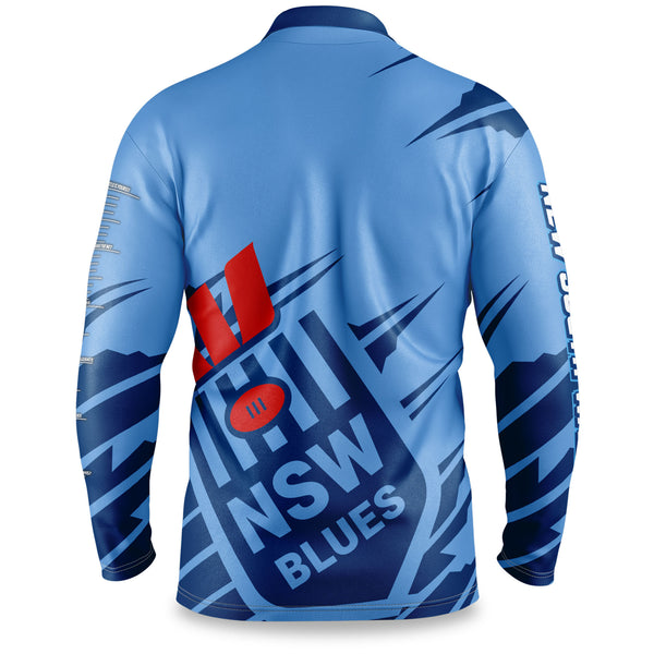NSW Blues 'Ignition' Fishing Shirt - Youth - Ashtabula