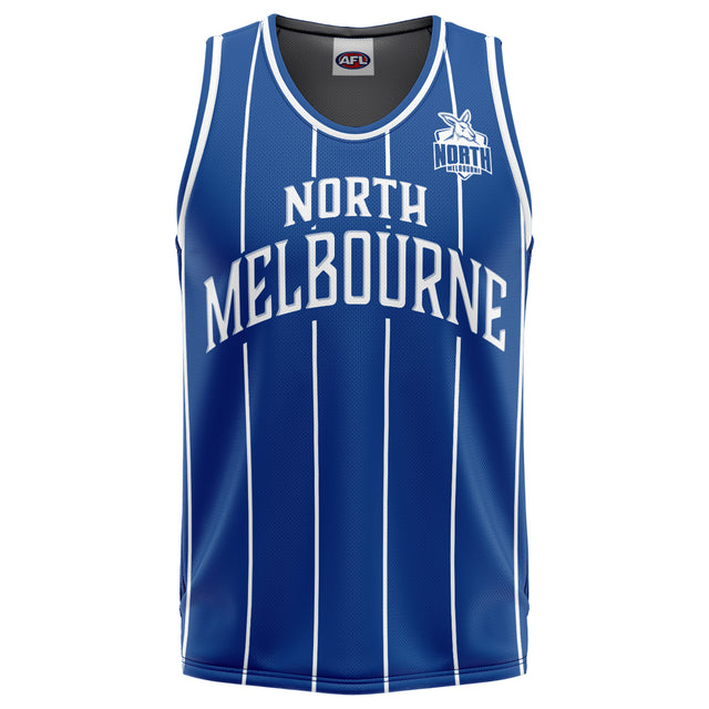 AFL North Melbourne 'Harlem' Basketball Singlet - Youth - Ashtabula