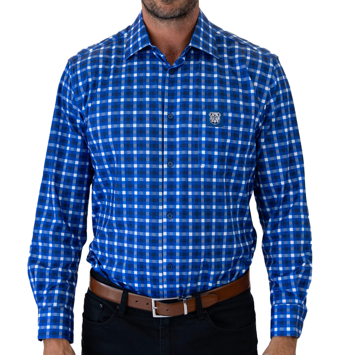 NRL Bulldogs 'Crossfield' Dress Shirt - Ashtabula