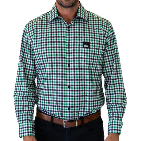 NRL Rabbitohs 'Crossfield' Dress Shirt - Ashtabula