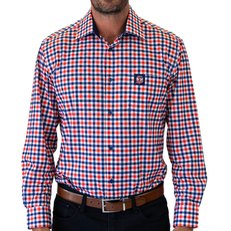 NRL Roosters 'Crossfield' Dress Shirt - Ashtabula
