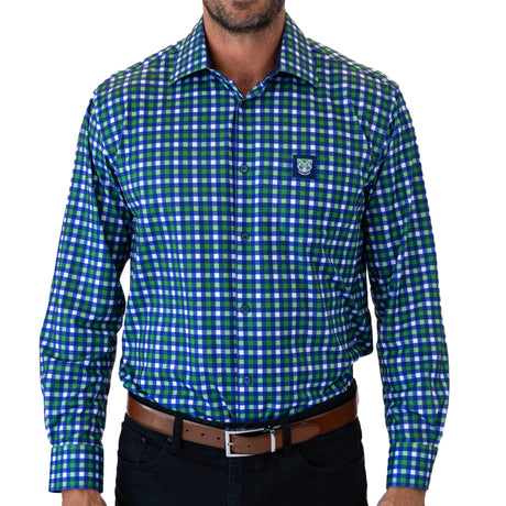 NRL Warriors 'Crossfield' Dress Shirt - Ashtabula