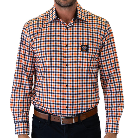 NRL Wests Tigers 'Crossfield' Dress Shirt - Ashtabula