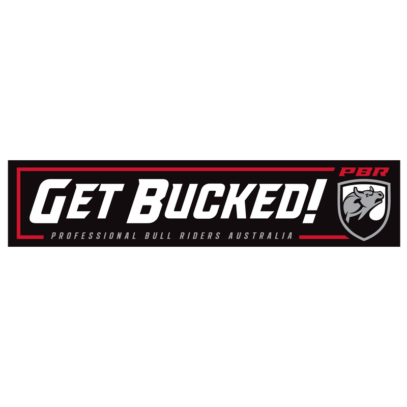 PBR 'Get Bucked' Sticker - Ashtabula