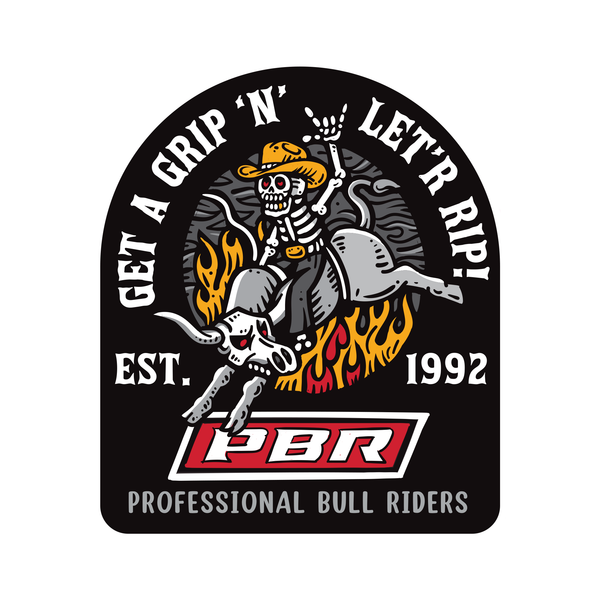 PBR 'LET'R RIP' Sticker - Ashtabula