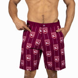 QLD Maroons 'Front Bar' Dress Shorts