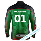 NRL Rabbitohs 'Barracuda' Fishing Shirt - Youth - Ashtabula
