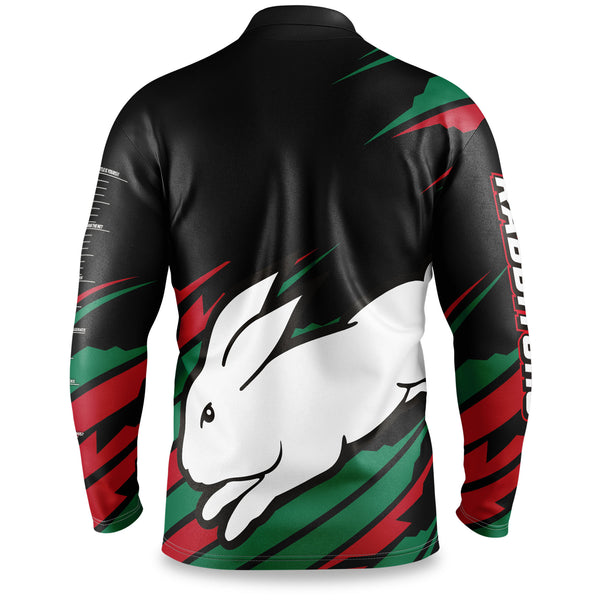 NRL Rabbitohs 'Ignition' Fishing Shirt - Youth - Ashtabula