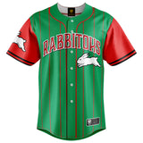 NRL Rabbitohs 'Slugger' Baseball Shirt - Ashtabula