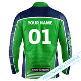 NRL Raiders 'Barracuda' Fishing Shirt - Youth - Ashtabula