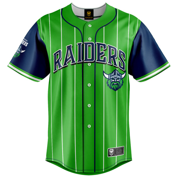 NRL Raiders 'Slugger' Baseball Shirt - Ashtabula
