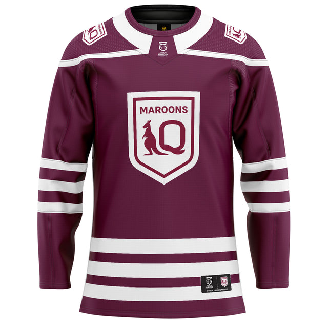 QLD Maroons 'Enforcer' Hockey Jersey - Ashtabula