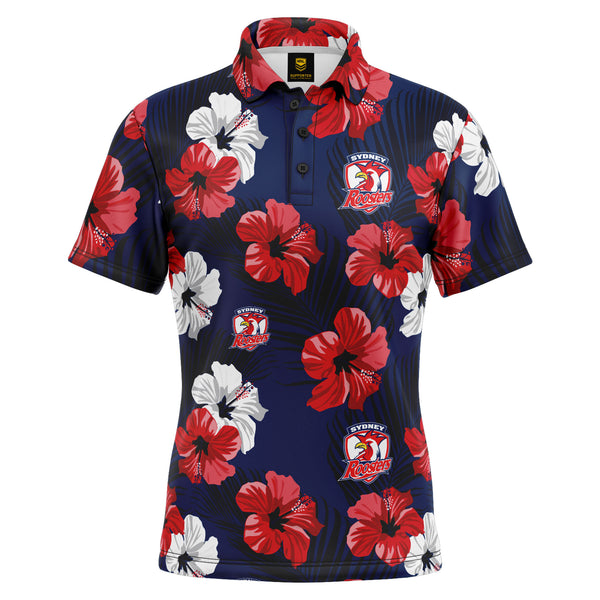 NRL Roosters 'Aloha' Golf Polo - Ashtabula
