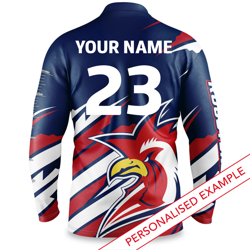 NRL Roosters 'Ignition' Fishing Shirt - Adult - Ashtabula