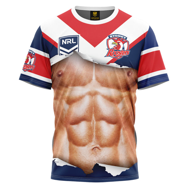 NRL Roosters Ripped Tee - Ashtabula