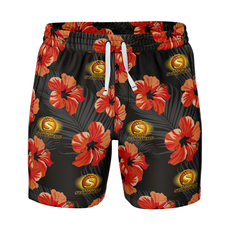 BBL Perth Scorchers 'Aloha' Volley Shorts - Ashtabula