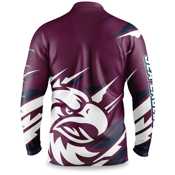 NRL Sea Eagles 'Ignition' Fishing Shirt - Youth - Ashtabula