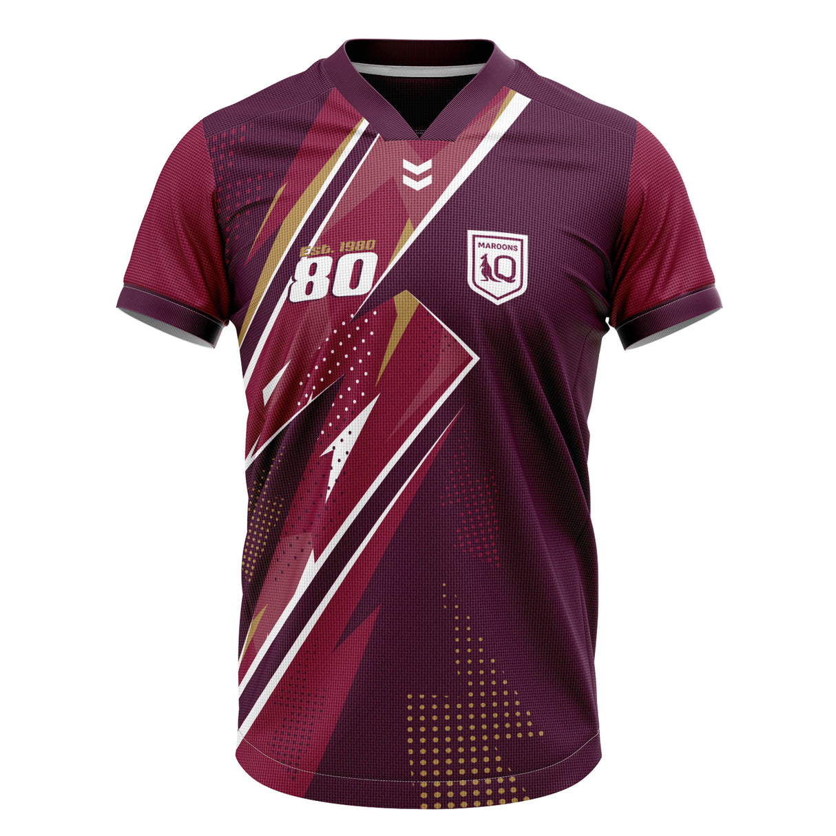 QLD Maroons 'Thunderstruck' Kids Tee - Ashtabula