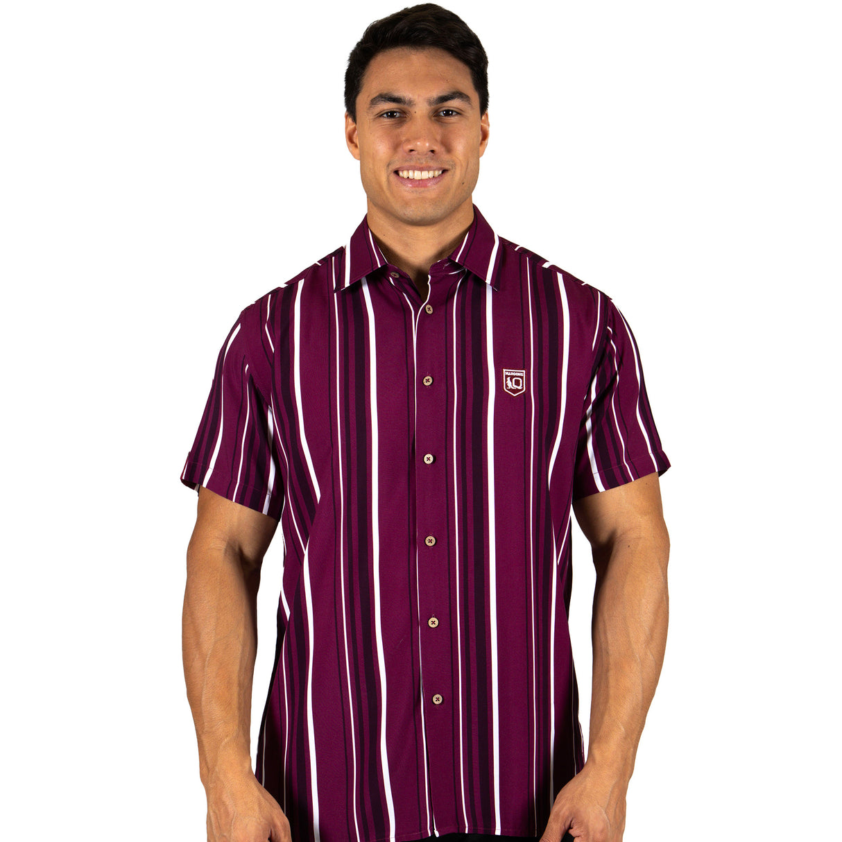 QLD Maroons 'Sorrento' Party Shirt - Ashtabula