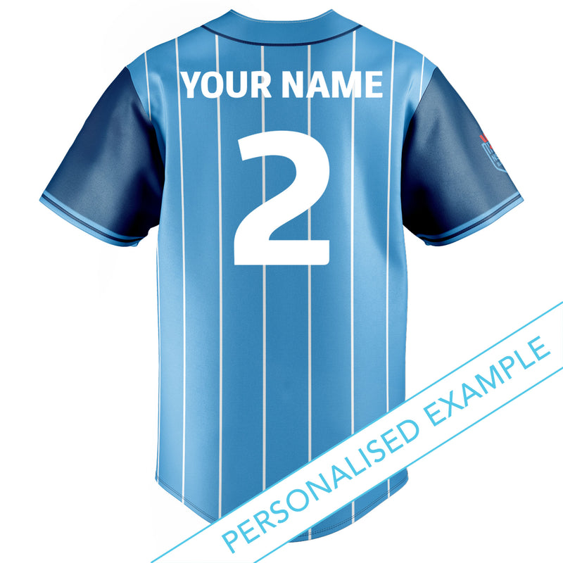 NSW Blues 'Slugger' Baseball Shirt - Ashtabula