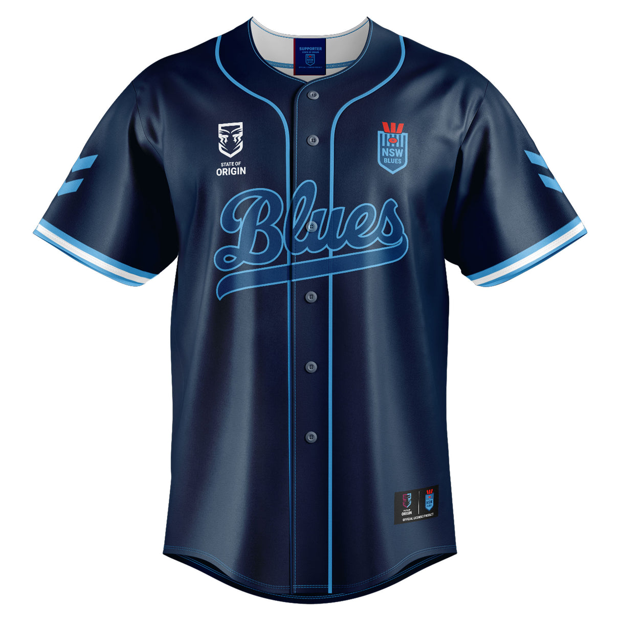 NRL Titans 'Homer' Baseball Shirt - Youth - Ashtabula