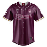 QLD Maroons 'Homer' Baseball Shirt - Youth - Ashtabula