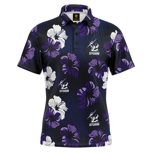 NRL Storm 'Aloha' Golf Polo - Ashtabula