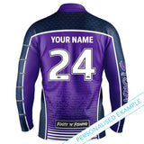 NRL Storm 'Barracuda' Fishing Shirt - Youth