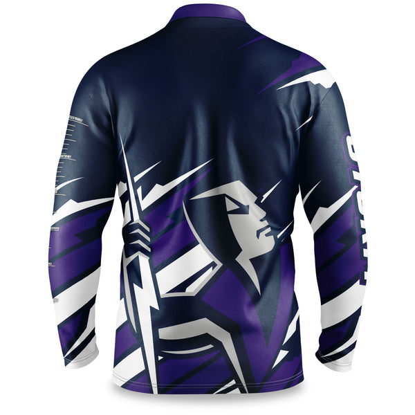NRL Storm 'Ignition' Fishing Shirt - Youth - Ashtabula
