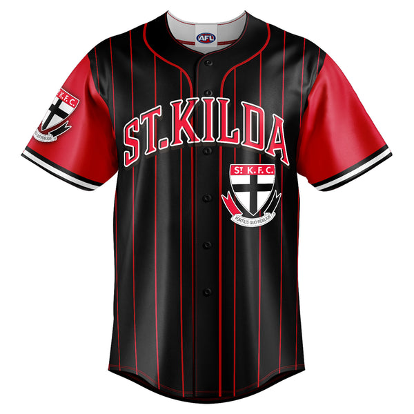AFL St Kilda 'Slugger' Baseball Shirt - Ashtabula