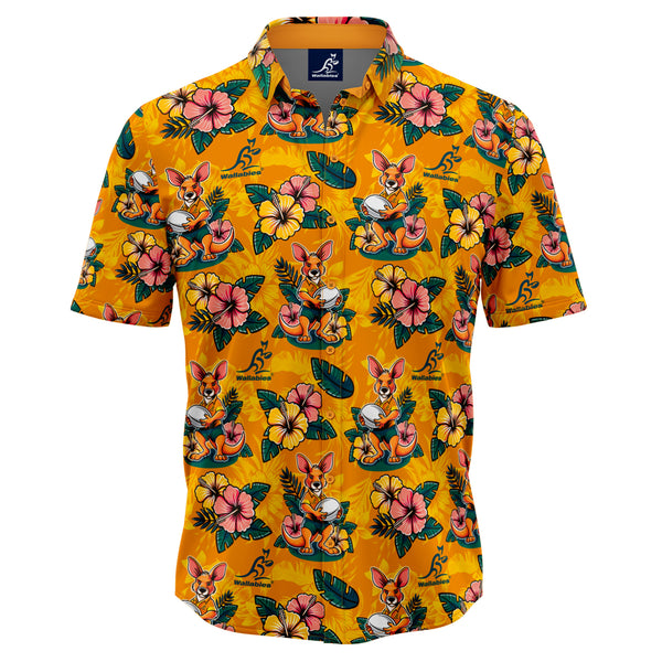 Wallabies 'Skipper' Hawaiian Shirt - Ashtabula