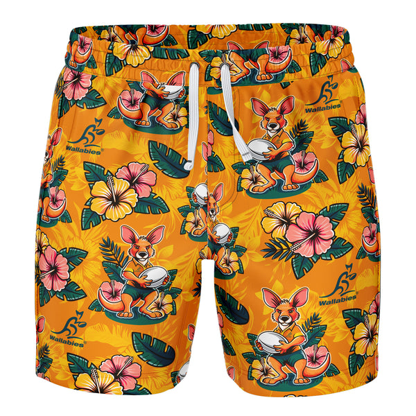 Wallabies 'Skipper' Hawaiian Shorts - Ashtabula