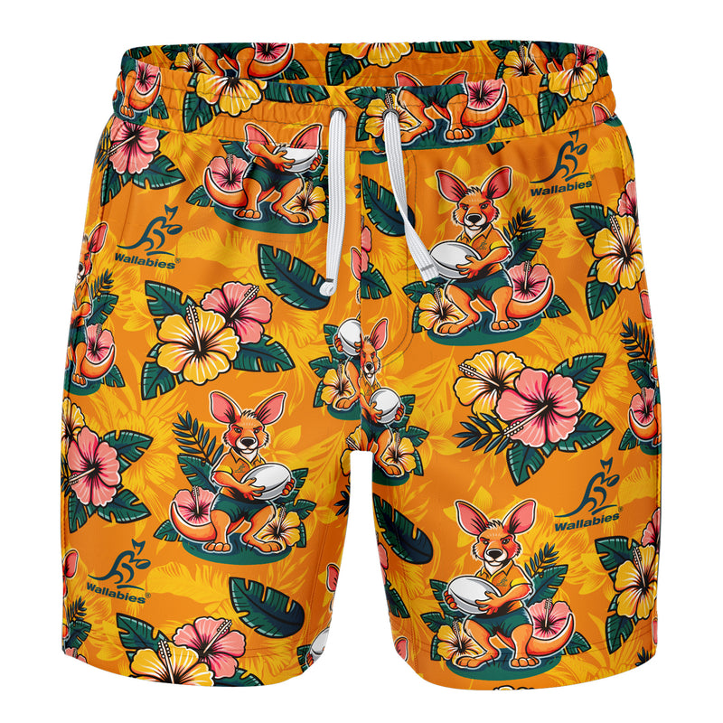 Wallabies 'Skipper' Hawaiian Shorts