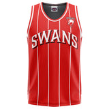 AFL Sydney Swans 'Harlem' Basketball Singlet - Youth - Ashtabula