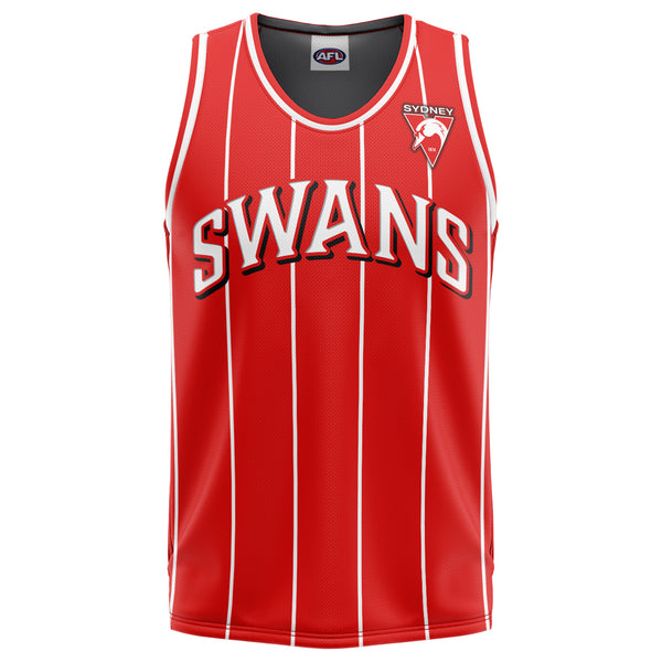 AFL Sydney Swans 'Harlem' Basketball Singlet - Youth - Ashtabula