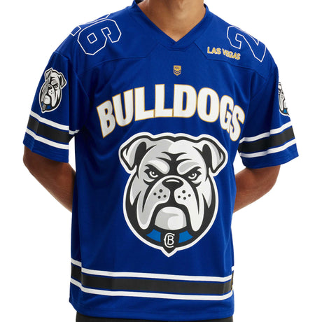 NRL Bulldogs Las Vegas 2026 Gridiron Mesh Jersey - Ashtabula