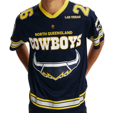 NRL Cowboys Las Vegas 2026 Gridiron Mesh Jersey - Ashtabula