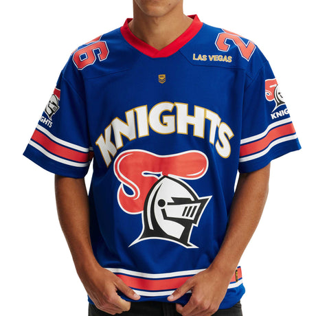 NRL Knights Las Vegas 2026 Gridiron Mesh Jersey - Ashtabula