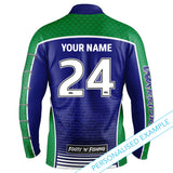 NRL Warriors 'Barracuda' Fishing Shirt - Youth - Ashtabula