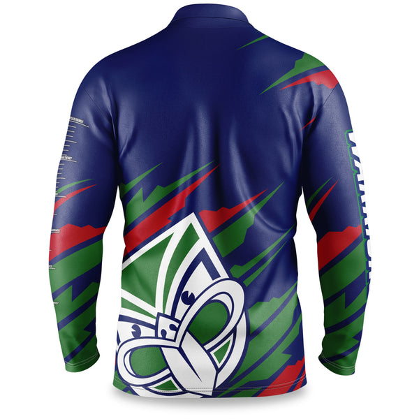 NRL Warriors 'Ignition' Fishing Shirt - Youth - Ashtabula