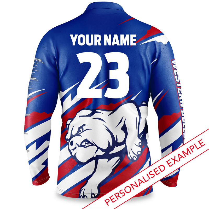 AFL Western Bulldogs 'Ignition' Fishing Shirt - Youth - Ashtabula