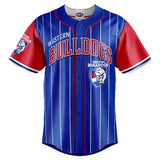 AFL Western Bulldogs 'Slugger' Baseball Shirt - Ashtabula