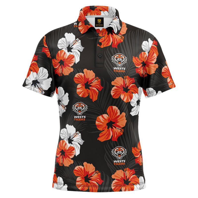 NRL Wests Tigers 'Aloha' Golf Polo - Ashtabula