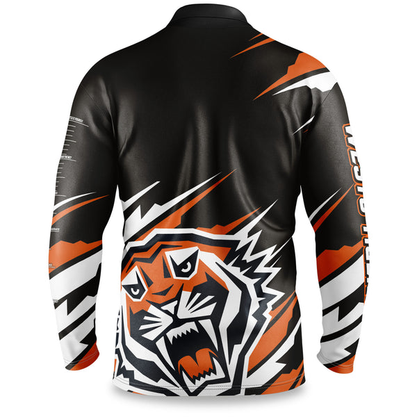 NRL West Tigers 'Ignition' Fishing Shirt - Adult - Ashtabula