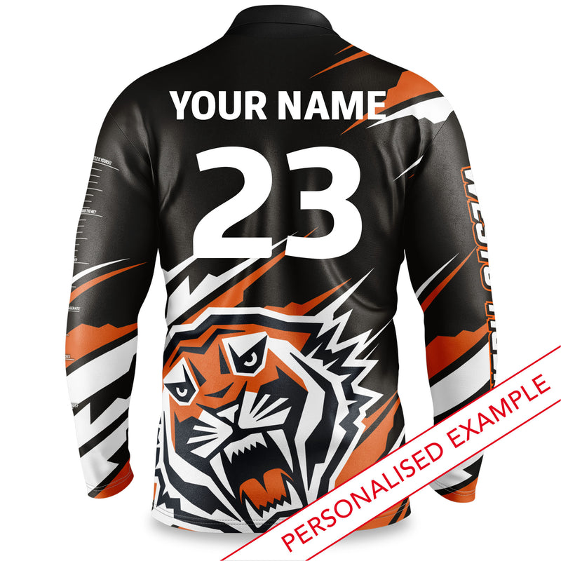 NRL West Tigers 'Ignition' Fishing Shirt - Youth - Ashtabula