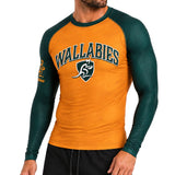 Wallabies 'Barrel' Rash Vest - Adult - Ashtabula