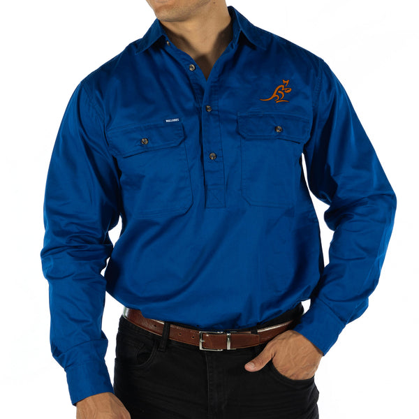 Wallabies 'Long Yard' Work Shirt - Ashtabula