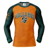 Wallabies 'Barrel' Rash Vest - Youth - Ashtabula