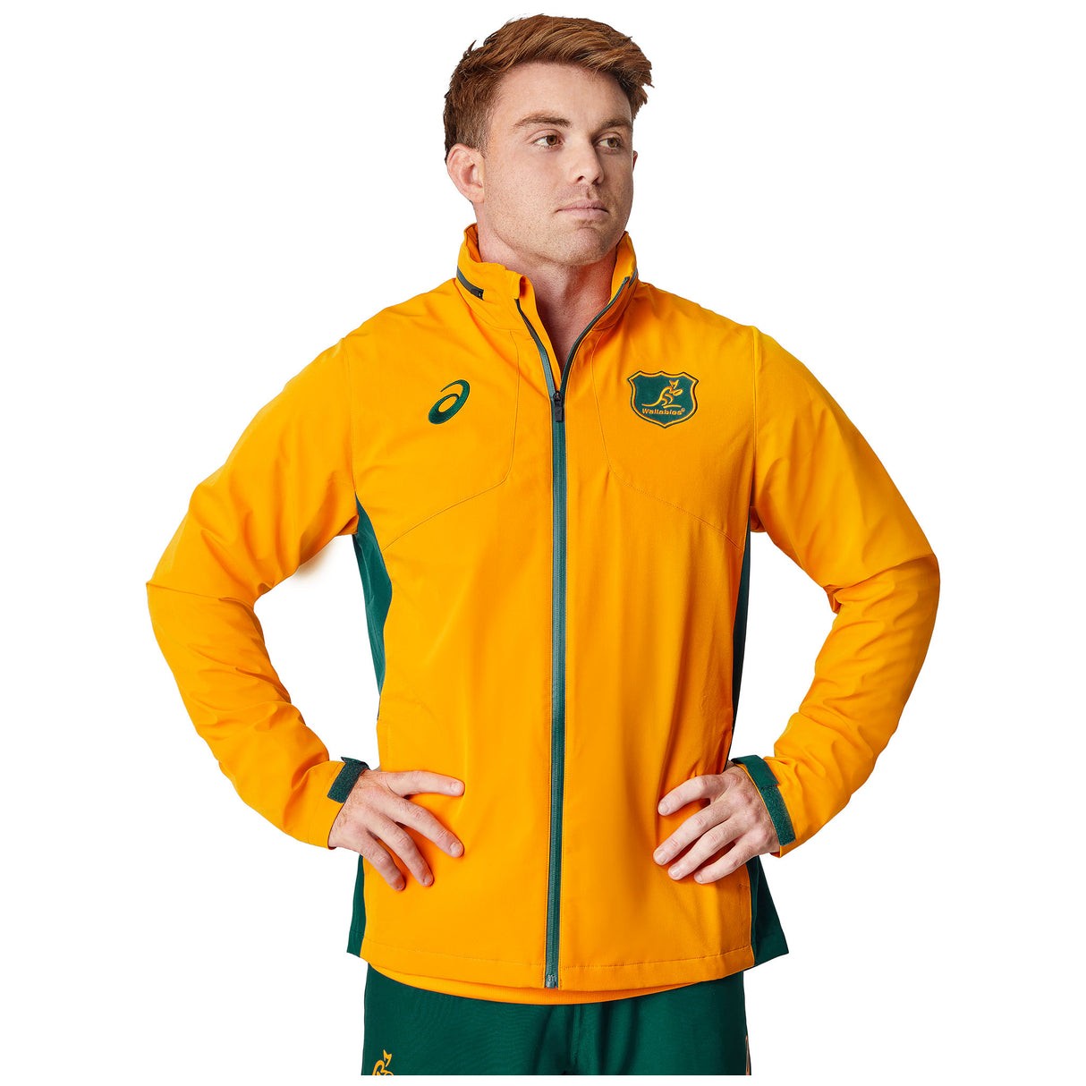 Wallabies Replica Anthem Jacket by Asics - Men's - Ashtabula